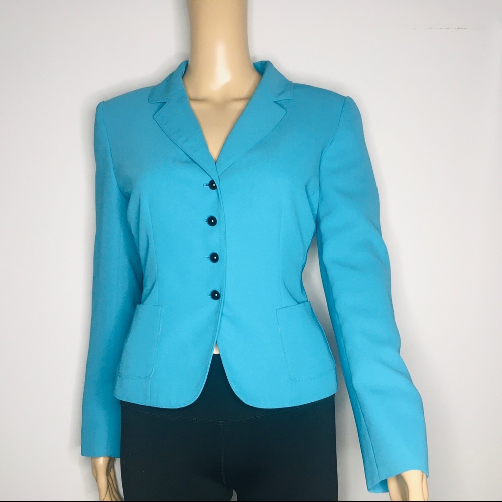 Tahari Teal blazer